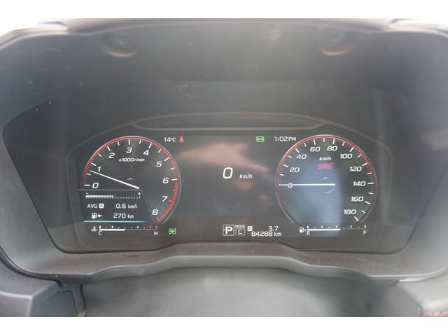 レヴォーグ STIスポーツ EX 本革 純正ナビ Fカメラ Bカメラ Sカメラ TV 衝突軽減S レーンキープ 車線逸脱警報 レーダークルーズ Pバックドア LEDヘッド オートライト ETC パドルS メモリ付Pシート 18AW(24枚目)