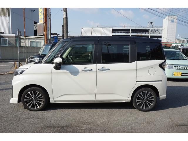 ルーミー カスタムG-T 両側電動スライドドア 衝突軽減S レーダークルーズ フルセグTV 全周囲カメラ オートホールド クリアランスソナー スマートキー2コ LEDヘッドライト ETC ターボ車 純正アルミ(7枚目)