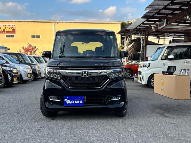 N-BOXカスタム G・L 電動スライドドア 社外ナビ バックカメラ フルセグTV Bluetoothオーディオ ドラレコ LEDヘッドライト オートライト ETC 純正アルミ スマートキー オートエアコン(2枚目)