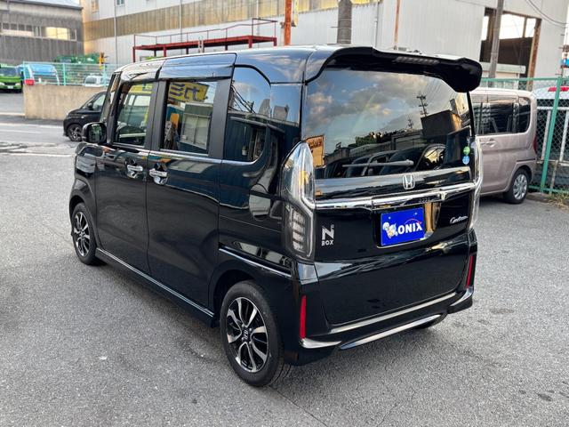 N-BOXカスタム G・L 電動スライドドア 社外ナビ バックカメラ フルセグTV Bluetoothオーディオ ドラレコ LEDヘッドライト オートライト ETC 純正アルミ スマートキー オートエアコン(6枚目)