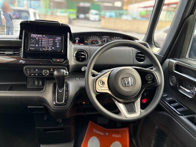 N-BOXカスタム G・L 電動スライドドア 社外ナビ バックカメラ フルセグTV Bluetoothオーディオ ドラレコ LEDヘッドライト オートライト ETC 純正アルミ スマートキー オートエアコン(12枚目)