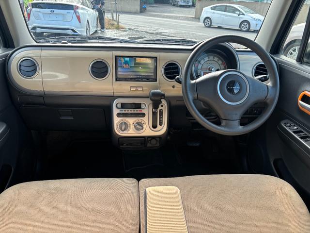 アルトラパン Ｘ　社外ナビ　フルセグＴＶ　Ｂｌｕｅｔｏｏｔｈオーディオ　スマートキー２コ　純正アルミ　ＥＴＣ（11枚目）