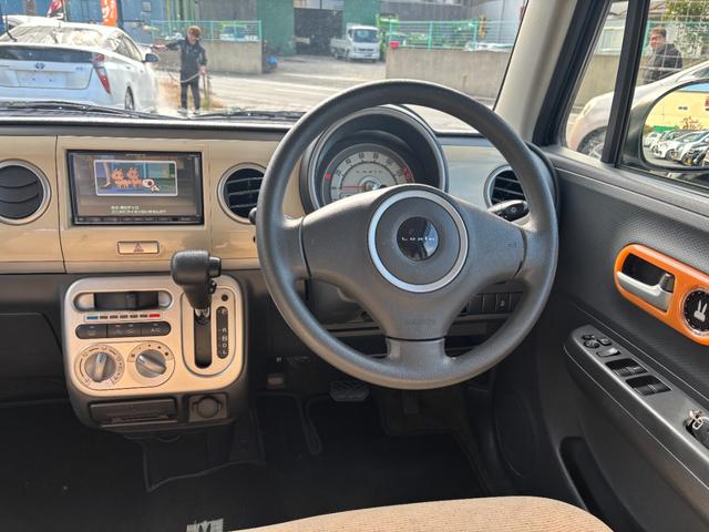 アルトラパン Ｘ　社外ナビ　フルセグＴＶ　Ｂｌｕｅｔｏｏｔｈオーディオ　スマートキー２コ　純正アルミ　ＥＴＣ（12枚目）