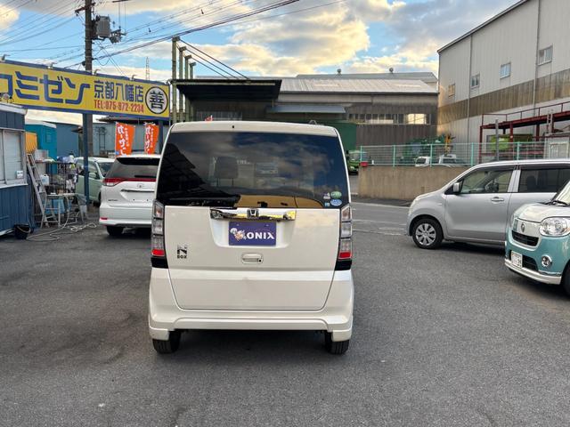 N-BOX G SSパッケージ 両側電動スライドドア スマートキー 社外ナビ バックカメラ フルセグTV Bluetoothオーディオ LEDヘッドライト ETC オートエアコン 純正アルミ(5枚目)