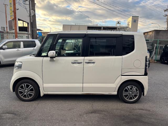 N-BOX G SSパッケージ 両側電動スライドドア スマートキー 社外ナビ バックカメラ フルセグTV Bluetoothオーディオ LEDヘッドライト ETC オートエアコン 純正アルミ(7枚目)