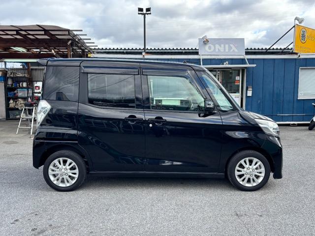 デイズルークス ハイウェイスター X エマージェンシーブレーキ 純正ナビ アラウンドビューカメラ TV 電動スライドドア ドラレコ HID ETC スマートキー オートエアコン 純正アルミ(8枚目)