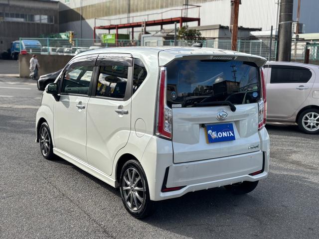 ムーヴ カスタム　Ｘ　ＳＡＩＩ　衝突軽減システム　純正ナビ　バックカメラ　フルセグＴＶ　Ｂｌｕｅｔｏｏｔｈオーディオ　ＬＥＤヘッドライト　オートライト　ＥＴＣ　社外アルミ　スマートキー　オートエアコン（6枚目）