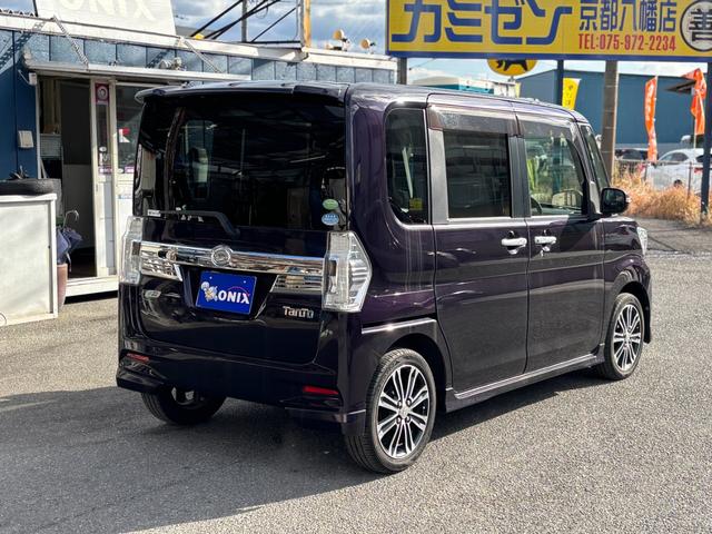 タント カスタムＲＳ　ＳＡ　純正８インチナビ　バックカメラ　フルセグＴＶ　Ｂｌｕｅｔｏｏｔｈオーディオ　両側電動スライドドア　ターボ車　衝突軽減システム　ＬＥＤヘッドライト　オートライト　ＥＴＣ　スマートキー　純正アルミ（4枚目）
