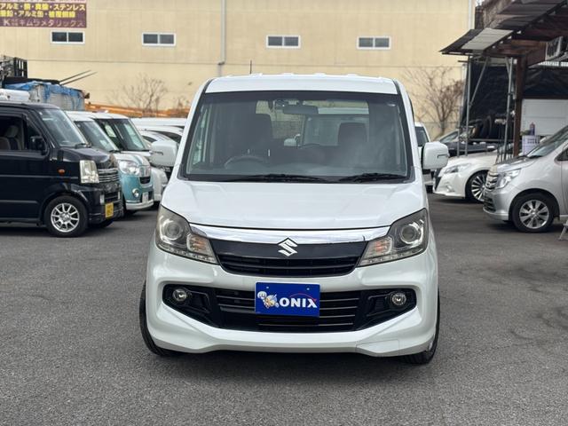 ソリオバンディット DJE 両側電動スライドドア スマートキー2コ 社外ナビ Bカメラ フルセグTV Bluetoothオーディオ 衝突軽減S 前後ドラレコ ETC HID オートライト クルーズC ステアリングスイッチ AW(2枚目)