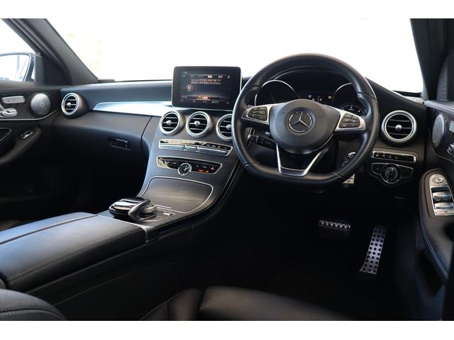 Ｃクラスステーションワゴン Ｃ２２０ｄ　ステーションワゴン　スポーツ本革仕様　衝突軽減ブレーキ・追従クルコン・レーンキープアシスト・ブラインドスポット・ドラレコ・エアサス・ステアシ・バックカメラ・地ナビ・Ｂｌｕｅｔｏｏｔｈ・Ｐトランク・Ｒ１８ＡＷ・Ｐシート（15枚目）
