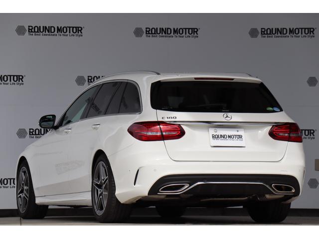 Ｃクラスステーションワゴン Ｃ１８０ステーションワゴン　アバンギャルド　衝突軽減ブレーキ・追従クルコン・ＬＫＡ・ＬＣＡ・ＢＳＡ・Ｐアシスト・バックカメラ・地ナビ・Ｂｌｕｅｔｏｏｔｈ・ディスプレイオーディオ・ステアシ・Ｐシート・シートヒーター・Ｐトランク・Ｒ１８ＡＷ（3枚目）