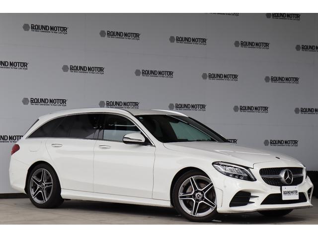 Ｃクラスステーションワゴン Ｃ１８０ステーションワゴン　アバンギャルド　衝突軽減ブレーキ・追従クルコン・ＬＫＡ・ＬＣＡ・ＢＳＡ・Ｐアシスト・バックカメラ・地ナビ・Ｂｌｕｅｔｏｏｔｈ・ディスプレイオーディオ・ステアシ・Ｐシート・シートヒーター・Ｐトランク・Ｒ１８ＡＷ（4枚目）