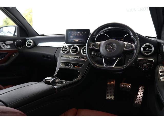 Ｃクラスステーションワゴン Ｃ２００　ステーションワゴン　スポーツ　レザーＰＫＧ・衝突軽減ブレーキ・追従クルコン・ＬＫＡ・ＢＳＡ・エアサス・Ｂカメラ・ナビ・ＤＴＶ・Ｂｌｕｅｔｏｏｔｈ・スマートキー・ステアシ・Ｐシート・シートヒーター・Ｐトランク・Ｒ１８ＡＷ（16枚目）