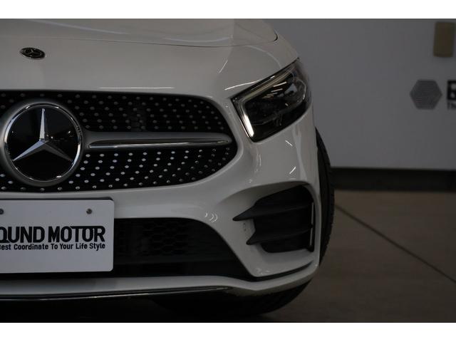 Ａクラス Ａ１８０　スタイル　ＡＭＧライン　衝突軽減ブレーキ・追従クルコン・ＬＫＡ・ＢＳＡ・ステアリングアシスト・ＥＴＣ・ドラレコ・地ナビ・Ｂｌｕｅｔｏｏｔｈ・Ｐシート・シートヒーター・ハーフレザー・バックカメラ・Ｒ１８ＡＷ（7枚目）