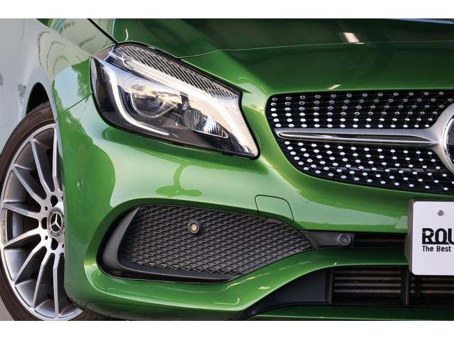 Aクラス A180 AMG スタイル エルバイトグリーン・サンルーフ・ディスプレイオーディオ・ドラレコ・Pシート・シートヒーター・スマートキー・Bカメラ・DTV・ナビ・衝突軽減ブレーキ・追従クルコン・LKA・BSA(6枚目)