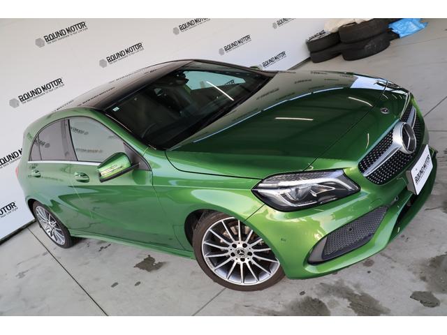Aクラス A180 AMG スタイル エルバイトグリーン・サンルーフ・ディスプレイオーディオ・ドラレコ・Pシート・シートヒーター・スマートキー・Bカメラ・DTV・ナビ・衝突軽減ブレーキ・追従クルコン・LKA・BSA(11枚目)
