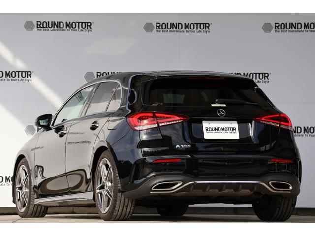 Aクラス A180 スタイル AMGライン 衝突軽減ブレーキ・追従クルコン・レーンキープアシスト・ブラインドスポット・ステアリングアシスト・ナビ・DTV・Bluetooth・パーキングアシスト・Pシート・シートヒーター・R18AW(4枚目)