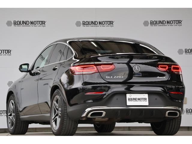ＧＬＣ ＧＬＣ２２０ｄ　４マチック　クーペ　ＡＭＧライン　レザーＰＫＧ・ブルメスター・Ｐシート・シートヒーター・シートクーラー・ＥＴＣ・ドラレコ・レーダー・Ｐアシスト・エアサス・地ナビ・Ｂｌｕｅｔｏｏｔｈ・サンルーフ・３６０度カメラ・社外グリル・Ｒ１９（4枚目）