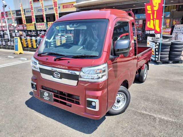 ハイゼットトラック ジャンボエクストラ　届出済未使用車　４ＷＤ　スマホ連携９型ディスプレイオーディオ　バックカメラ　ドラレコ　プロテクターパック　ワイドバイザー　フロアマット（7枚目）