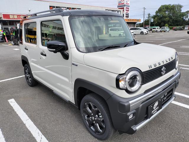 ハスラー タフワイルドターボ 届出済未使用車 全方位モニター付き9インチメモリーナビ スズキコネクト対応通信機装備車(4枚目)
