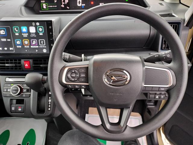タント Ｘリミテッド　届出済未使用車　スマホ連携９インチディスプレイオーディオ　スマートパノラマパーキング　前後録画ドラレコ　フロアマット　ドアバイザー　ナンバーフレーム（13枚目）