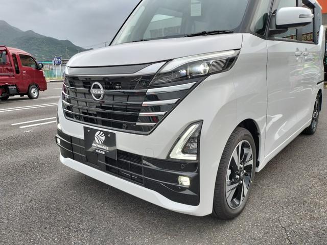 ルークス ハイウェイスター Gターボプロパイロットエディション 届出済未使用車 アラウンドビューモニター インテリジェントルームミラー 両側パワースライドドア プロパイロット ドアバイザー フロアマット(10枚目)
