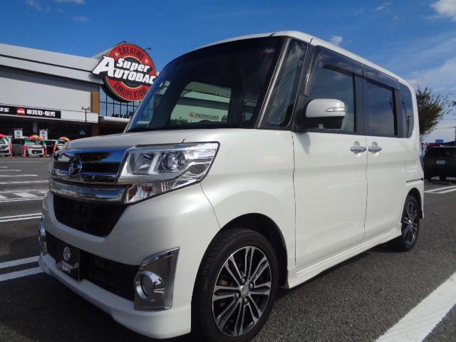 タント カスタムＲＳ　トップエディションＳＡ　両側パワスラ　社外地デジナビ　バックカメラ　ＥＴＣ　純正１５インチＡＷ　車検整備付（4枚目）