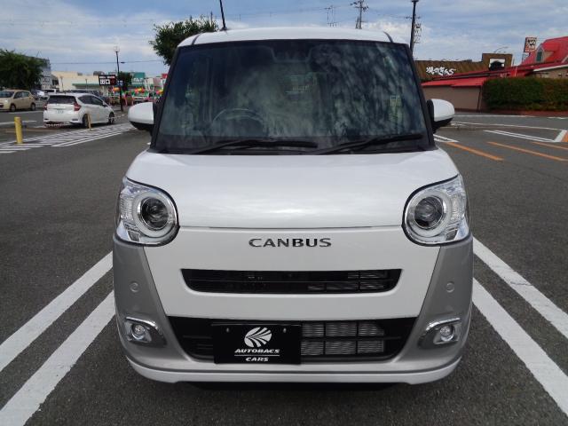 ムーヴキャンバス ストライプスGターボ LEDヘッド&フオグ ホットカップホルダー シートヒーター 両側パワスラ 9インチDPオーデイオ&スマートパノラマパーキング(2枚目)