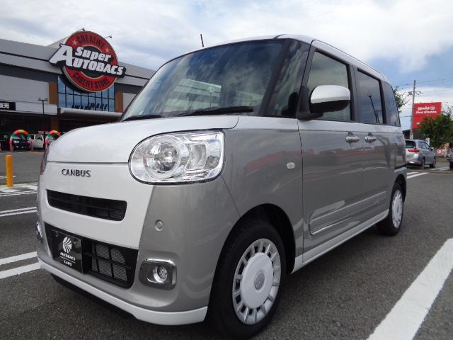 ムーヴキャンバス ストライプスGターボ LEDヘッド&フオグ ホットカップホルダー シートヒーター 両側パワスラ 9インチDPオーデイオ&スマートパノラマパーキング(5枚目)