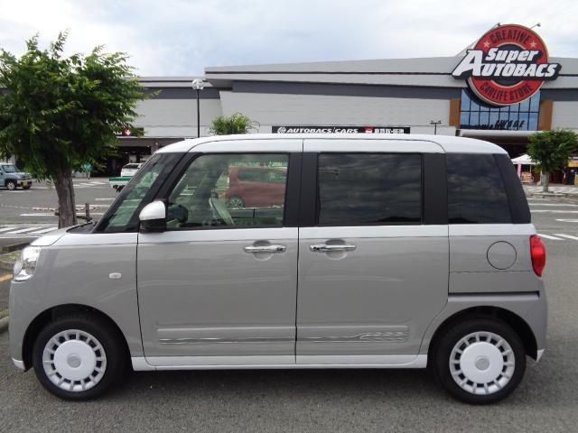 ムーヴキャンバス ストライプスGターボ LEDヘッド&フオグ ホットカップホルダー シートヒーター 両側パワスラ 9インチDPオーデイオ&スマートパノラマパーキング(8枚目)