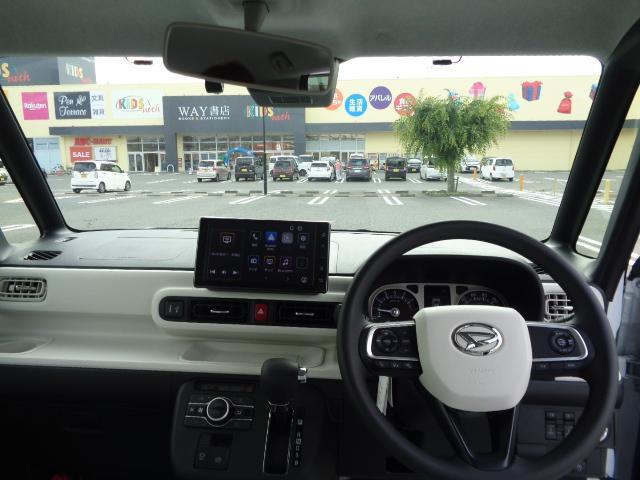 ムーヴキャンバス ストライプスGターボ LEDヘッド&フオグ ホットカップホルダー シートヒーター 両側パワスラ 9インチDPオーデイオ&スマートパノラマパーキング(21枚目)