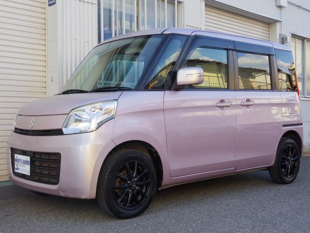 スペーシア Ｔ　ターボ　左電動スライド　ナビＴＶ　ＥＴＣ　社外１４インチアルミ　スマートキー　オートエアコン　アイドルストップ（2枚目）