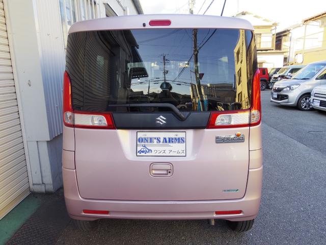 スペーシア Ｔ　ターボ　左電動スライド　ナビＴＶ　ＥＴＣ　社外１４インチアルミ　スマートキー　オートエアコン　アイドルストップ（5枚目）