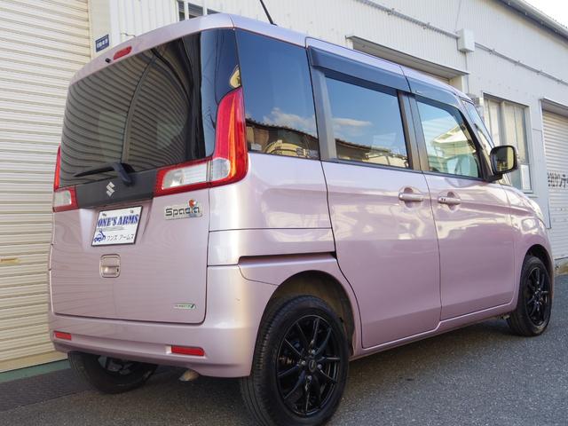 スペーシア Ｔ　ターボ　左電動スライド　ナビＴＶ　ＥＴＣ　社外１４インチアルミ　スマートキー　オートエアコン　アイドルストップ（6枚目）