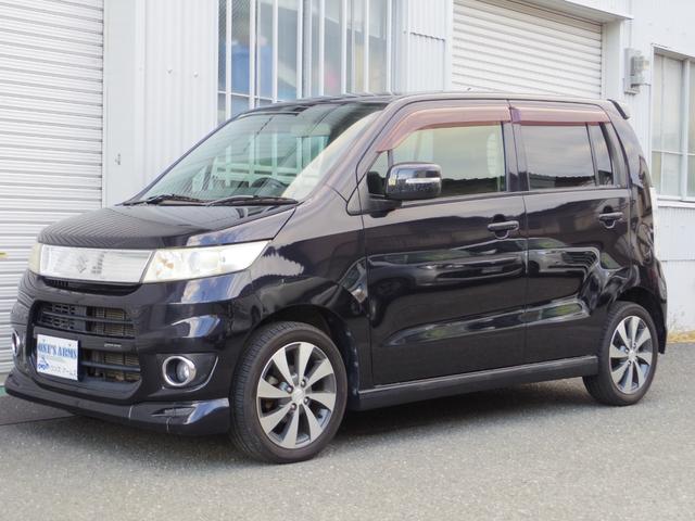 ワゴンＲスティングレー Ｔ　スズキスポーツエアロ　ターボ　ナビＴＶ　スマートキー　純正ＨＩＤ＆フォグランプ　１５インチアルミ　Ｂｌｕｅｔｏｏｔｈ　ＣＤ／ＤＶＤ　ＥＴＣ　オートエアコン（2枚目）