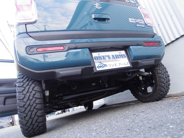 ハスラー ハイブリッドＸ　純正大画面ナビＴＶ　３６０°モニター　ドラレコ　ＥＴＣ２．０　ＬＥＤヘッドランプ　衝突軽減ブレーキ　後方ソナー　両前席シートヒーター　アイドルストップ　スマートキー　オフロードタイヤ　ツートンカラー（9枚目）