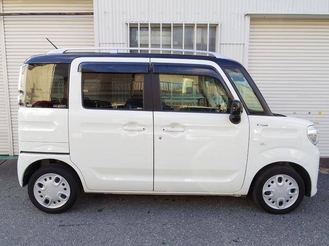 スペーシア ハイブリッドＸ　両側パワースライド　ドラレコ　ＥＴＣ　衝突軽減ブレーキ　後方障害物センサー　ディスプレイオーディオ　Ｂｌｕｅｔｏｏｔｈ　シートヒーター　スマートキー　アイドルストップ　ルーフレール　ツートーンＰＫＧ（4枚目）