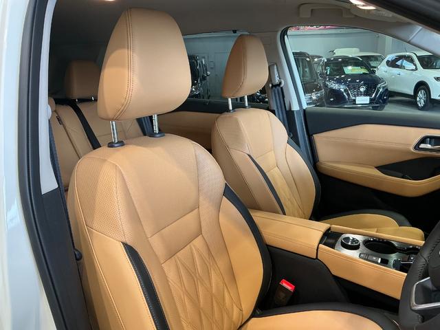 エクストレイル Ｇ　ｅ－４ＯＲＣＥ　１．５　Ｇ　ｅ－４ＯＲＣＥ　４ＷＤ　ナッパレザー　全席シートヒーター　衝突軽減ブレーキ　踏み間違い防止　　メーカーナビ　全方位カメラ　ＥＴＣ２．０　ＬＥＤライト　１９インチアルミ　　試乗車　禁煙車（64枚目）