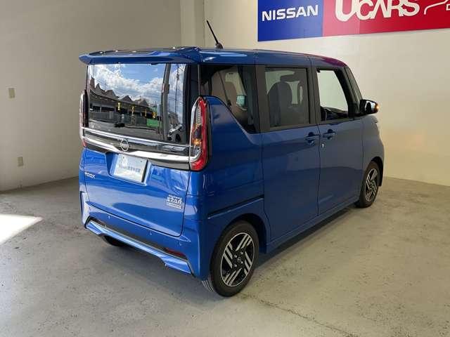 ルークス ハイウェイスター X 660 ハイウェイスターX 元試乗車 衝突軽減ブレーキ 踏み間違い防止アシスト メモリーナビ 全方位カメラ 日産純正前室内ドライブレコーダー ETC2.0 LEDライト ハイビームアシスト 禁煙車(2枚目)