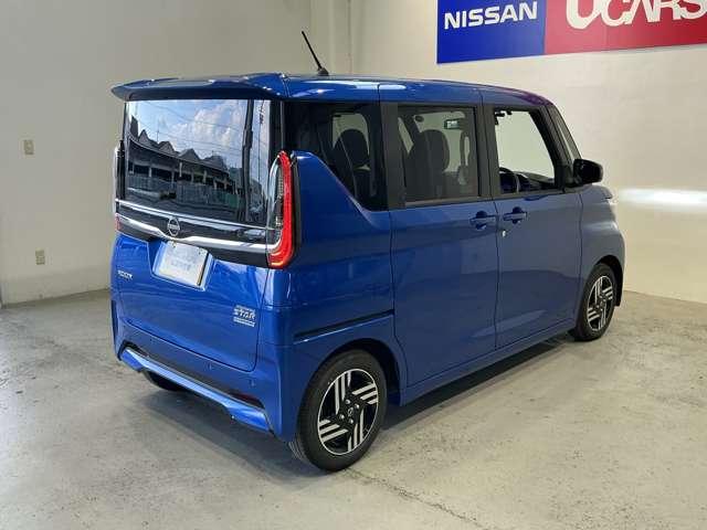 ルークス ハイウェイスター　Ｘ　６６０　ハイウェイスターＸ　元試乗車　ＬＥＤヘッドランプ　全方位カメラ　踏み間違い防止アシスト　日産純正前室内ドライブレコーダー　ＥＴＣ２．０　日産純正メモリーナビ　両側電動スライドドア　禁煙車（2枚目）