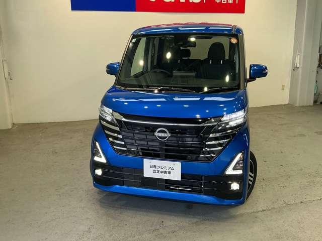 ルークス ハイウェイスター　Ｘ　６６０　ハイウェイスターＸ　元試乗車　ＬＥＤヘッドランプ　全方位カメラ　踏み間違い防止アシスト　日産純正前室内ドライブレコーダー　ＥＴＣ２．０　日産純正メモリーナビ　両側電動スライドドア　禁煙車（3枚目）