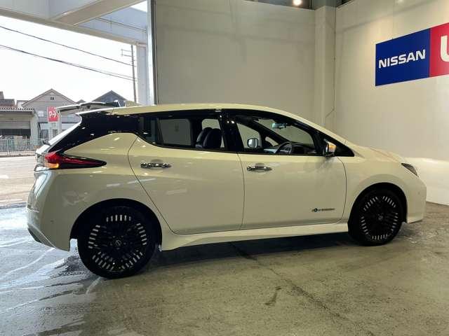 リーフ e+ G メーカーナビ アラウンドビューモニター インテリジェントアラウンドビューモニター 黒革シート LEDヘッド インテリジェントキー レーダークルコン ドライブレコーダー 車線逸脱 メモリーナビ ETC パーキングアシスト 1オーナー 記録簿(52枚目)