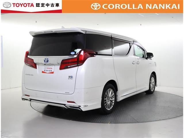 アルファードハイブリッド Ｇ　Ｆパッケージ　４ＷＤ　フルセグ　メモリーナビ　ＤＶＤ再生　後席モニター　バックカメラ　衝突被害軽減システム　ＥＴＣ　両側電動スライド　ＬＥＤヘッドランプ　乗車定員７人　３列シート　ワンオーナー　フルエアロ（3枚目）