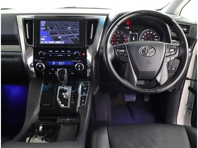 アルファード ２．５Ｓ　Ｃパッケージ　サンルーフ　フルセグ　メモリーナビ　ＤＶＤ再生　後席モニター　バックカメラ　衝突被害軽減システム　ＥＴＣ　両側電動スライド　ＬＥＤヘッドランプ　乗車定員７人　３列シート　ワンオーナー　フルエアロ（4枚目）