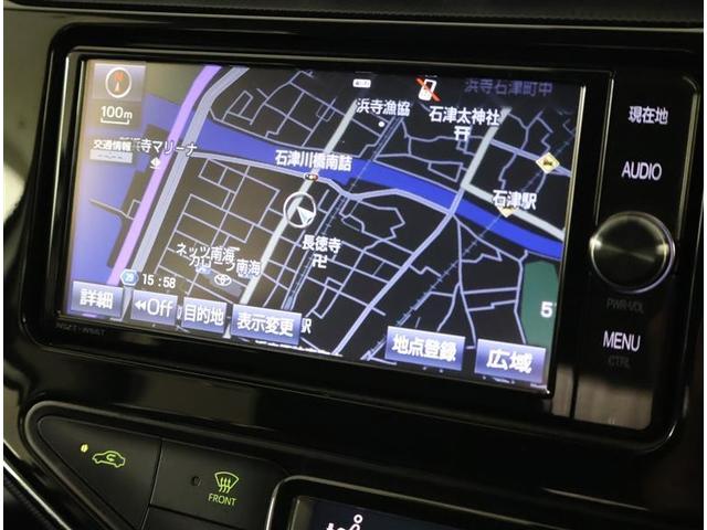 アクア Ｇソフトレザーセレクション　フルセグ　メモリーナビ　ＤＶＤ再生　バックカメラ　衝突被害軽減システム　ＥＴＣ　ドラレコ　ワンオーナー（6枚目）