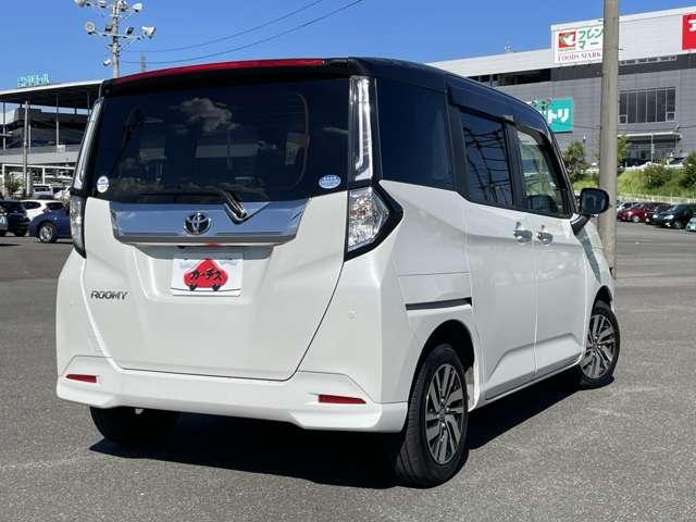 ルーミー カスタムＧ　禁煙車！ブラックルーフ２トーン！衝突被害軽減ブレーキ！アダプティブクルーズコントロール！両側パワースライドドア！純正ナビ！バックカメラ！ＢＴオーディオ！フルセグＴＶ！ＥＴＣ！スマートキー！純正アルミ！（5枚目）