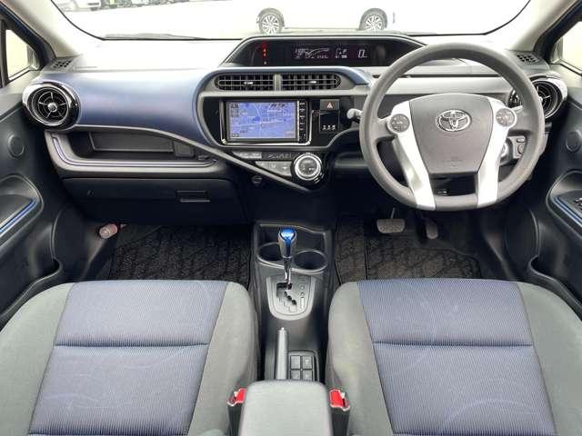 アクア S 禁煙車/純正SDナビ/DTV/Bluetooth対応/バックカメラ/スマートエントリー&スタートシステム/LEDヘッドライト&LEDフォグ/純正16インチアルミ/純正フルエアロ/スマートキー/ETC/(5枚目)