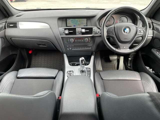 X3 xDrive 20i Mスポーツパッケージ サンルーフ/純正HDDナビ/フルセグTV/DVD再生/バックカメラ/コンフォートアクセス/HIDヘッドライト/クルーズコントロール/純正18インチアルミ/ハーフレザーシート/前席パワーシート(5枚目)
