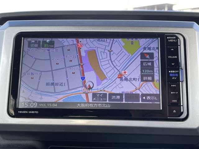 ウェイク GターボSAII ワンオーナー/禁煙車/スマアシII/両側パワースライドドア/LEDヘッドライト&フォグ/純正メモリーナビ/BTオーディオ/バックカメラ/純正14インチアルミ/DVD再生/キーフリーシステム/ETC(8枚目)