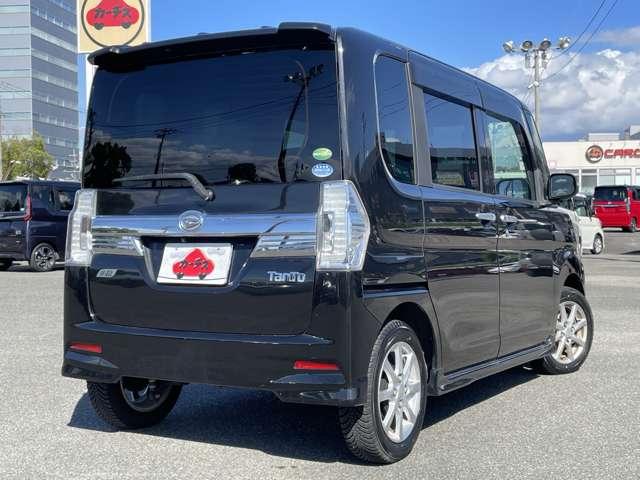 タント カスタムX SA 禁煙車/スマートアシスト/カロッツェリアメモリーナビ/バックカメラ/LEDヘッドライト&フォグ/純正14インチアルミ/純正エアロ/パワースライドドア/キーフリーシステム/DVD再生/フルセグTV(4枚目)